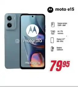 Trony motorola moto e15 offerta