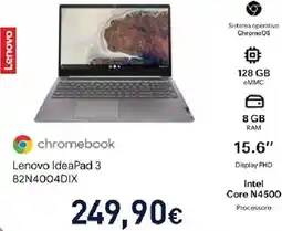 Unieuro Lenovo IdeaPad 3 82N4004DIX offerta