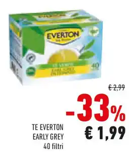 Conad Te everton early grey 40 filtri offerta