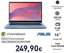 Unieuro ASUS Chromebook ASUCB1405CKANK0109 offerta