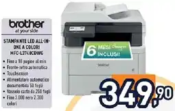 Unieuro brother STAMPANTE LED ALL-IN- ONE A COLORI MFC-L3740CDWE offerta