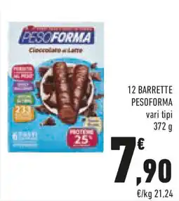 Conad 12 barrette PESOFORMA offerta