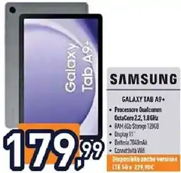 Unieuro SAMSUNG GALAXY TAB A9+ offerta