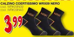 Mondo Brico Calzino coertissimo WRX09 NERO offerta
