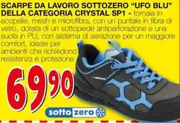 Mondo Brico Scarpe da lavoro sottozero “ufo blu” | della categoria crystal sp1 offerta