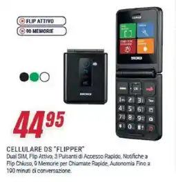 Trony Brondi cellulare ds "flipper" offerta