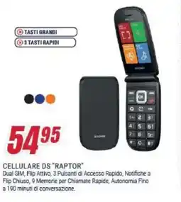 Trony Brondi cellulare ds "raptor" offerta