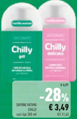 Conad Sapone intimo CHILLY offerta