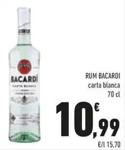 Conad RUM BACARDI carta blanca offerta
