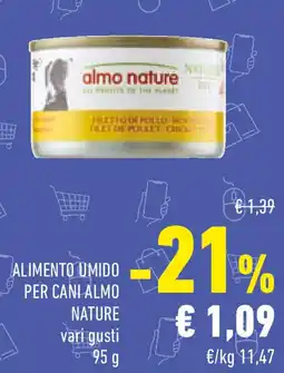 Conad Alimento umido per cani ALMO NATURE offerta