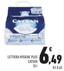 Conad Lettiera hygiene plus CATSAN offerta