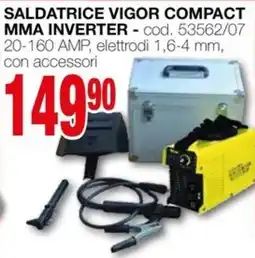 Mondo Brico Saldatrice vigor compact mma inverter offerta