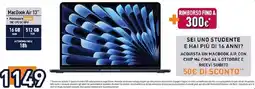 Unieuro MacBook Air 13″ offerta