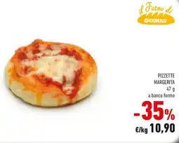 Conad Il forno di pizzette margerita offerta