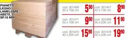 Mondo Brico Pianetti legno lamellare abete, sp.18 mm offerta