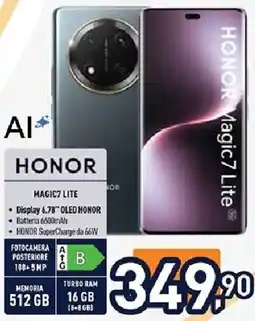 Unieuro HONOR MAGIC7 LITE offerta
