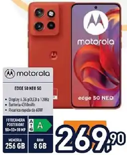 Unieuro motorola EDGE 50 NEO 5G offerta