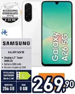 Unieuro SAMSUNG GALAXY A26 5G offerta