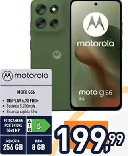 Unieuro MOTO G56 offerta