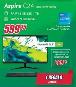 Trony Acer Aspire C24 (DQ.BM2ET.003) offerta