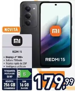 Unieuro REDMI 15 offerta