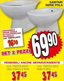 Mondo Brico Sanitari Serie Pola offerta