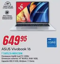 Trony ASUS Vivobook 16 F1605ZA-MB428W offerta