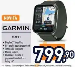 Unieuro GARMIN VENU X1 offerta