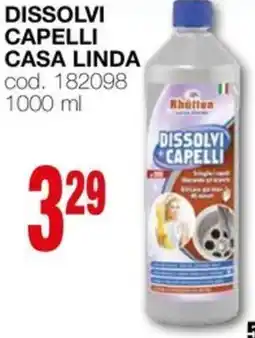 Mondo Brico Dissolvi capelli casa linda offerta
