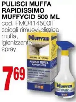 Mondo Brico Pulisci muffa rapidissimo MUFFYCID offerta