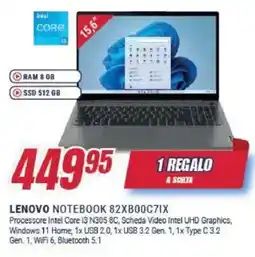 Trony LENOVO NOTEBOOK 82XB00C7IX offerta