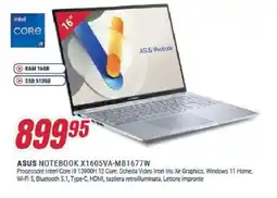 Trony ASUS NOTEBOOK X1605VA-MB1677W offerta