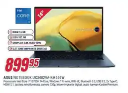 Trony ASUS NOTEBOOK UX3402VA-KM559W offerta