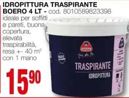 Mondo Brico Idropittura traspirante BOERO offerta