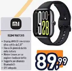 Unieuro REDMI WATCH 5 offerta