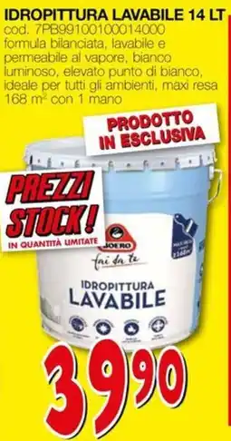 Mondo Brico Idropittura lavabile BOERO offerta
