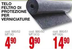 Mondo Brico Telo feltro di protezione per verniciature offerta