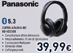Unieuro CUFFIA A PADIGLINE RB-HX330B offerta