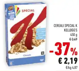 Conad Cereali special k KELLOGG'S offerta