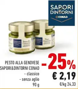 Conad Pesto alla genovese SAPORI&DINTORNI CONAD offerta