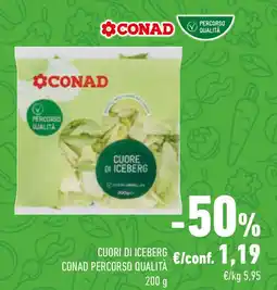 Conad Cuori di iceberg CONAD PERCORSO QUALITÀ offerta