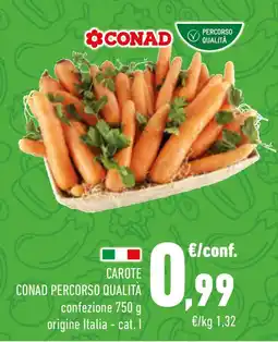 Conad Carote CONAD PERCORSO QUALITÀ offerta