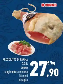 Conad Prosciutto di parma D.O.P. CONAD offerta