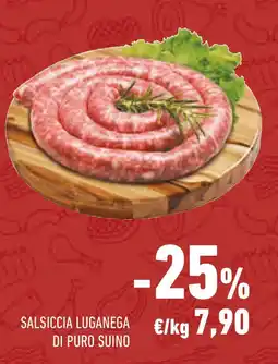Conad Salsiccia luganega di puro suino offerta