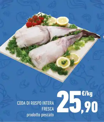 Conad Coda di rospo intera fresca offerta
