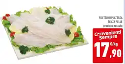 Conad Filetto di platessa senza pelle offerta