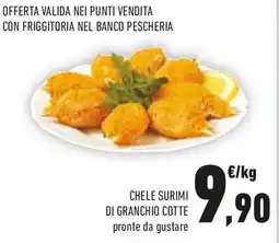 Conad Chele surimi di granchio cotte offerta