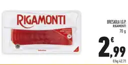 Conad Rigamonti bresaola I.G.P. offerta