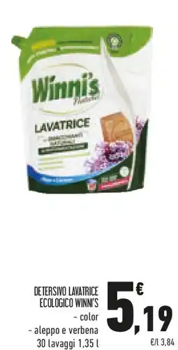 Conad Detersivo lavatrice ecologico WINNI'S offerta