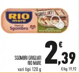 Conad Sgombri grigliati RIO MARE offerta